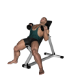 Dumbbell Press - Hammer Incline